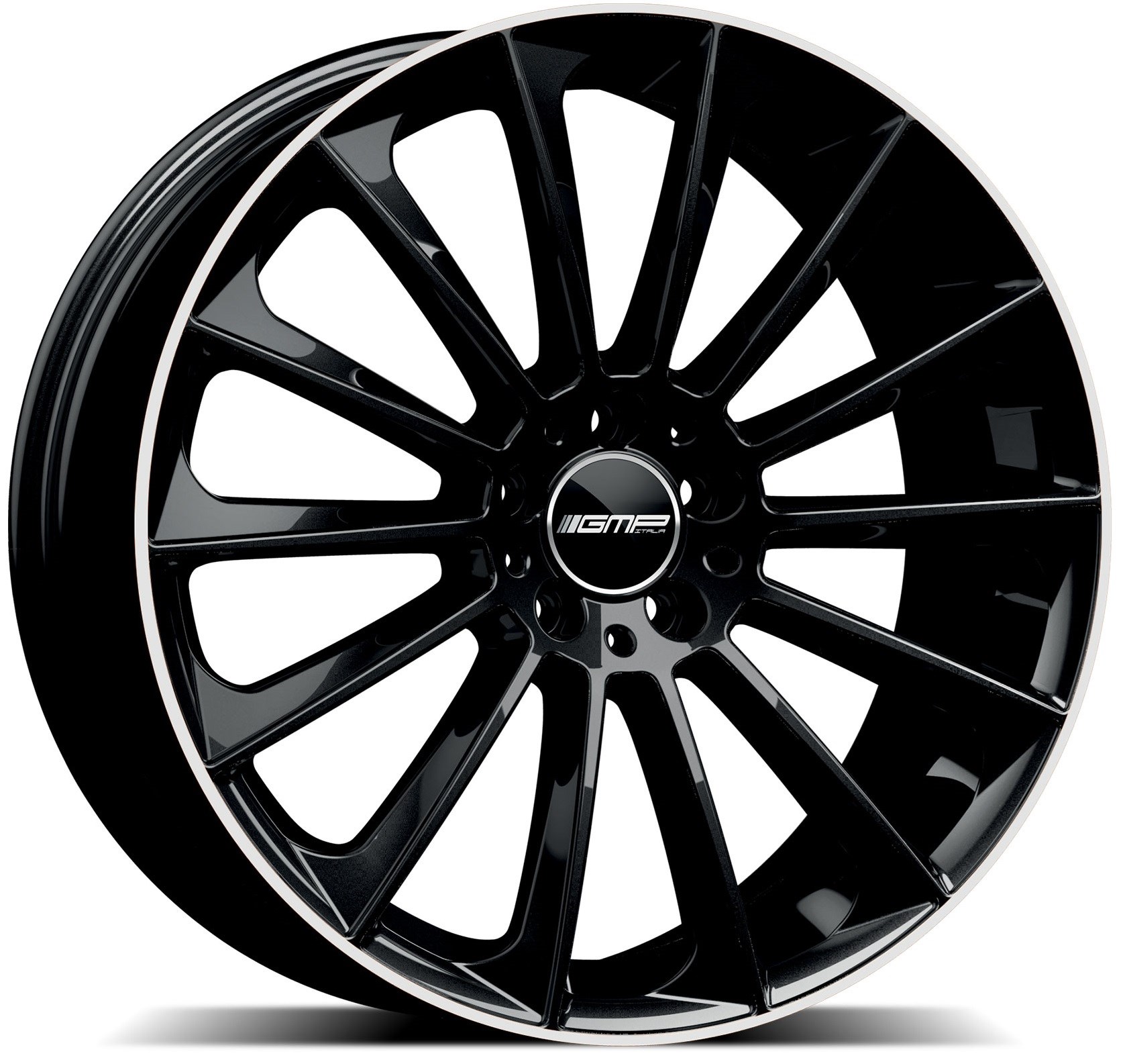 GMP WHEELS STELLAR ZWART RAND GEPOLIJST 8002000052777